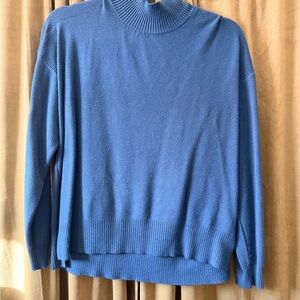 Premise Vibrant Blue Turtleneck Sweater